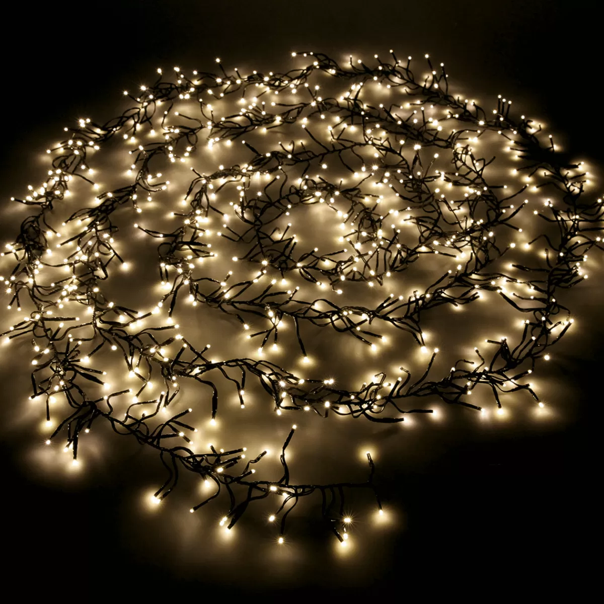 Hot DecoWoerner Blinkende LED Cluster Lichterkette Mit Timer, Für Außen, 6 M