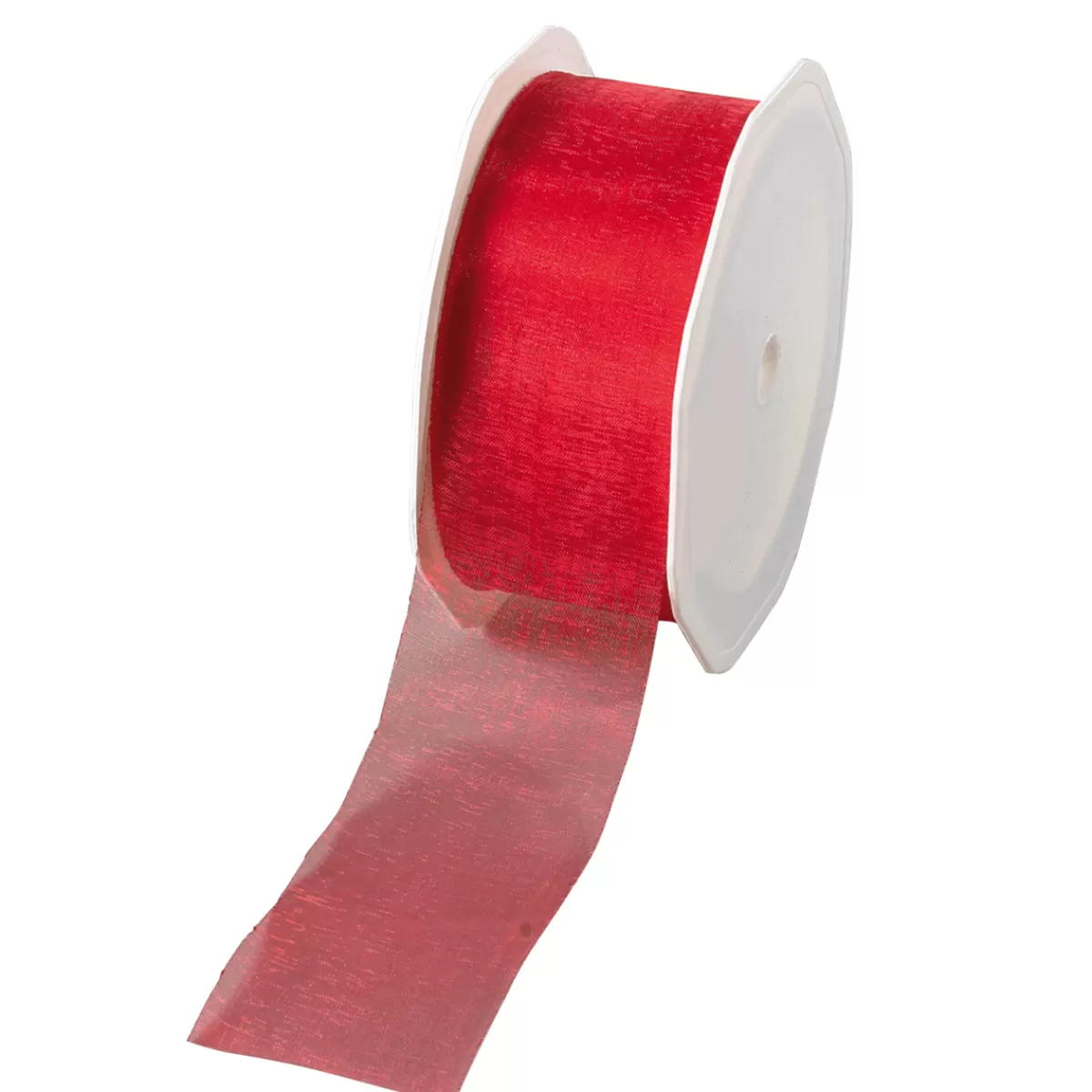 Best DecoWoerner Chiffonband 38 Mm, 25 M, rot