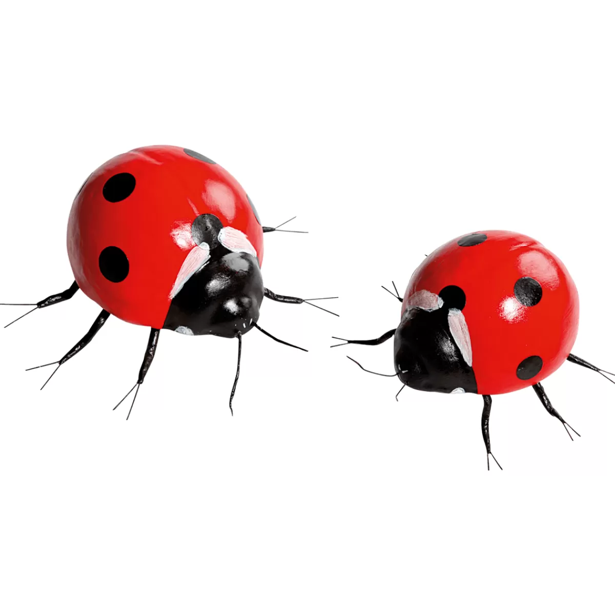 Online DecoWoerner Deko Marienkäfer 15-20 Cm, 2 Stück mehrfarbig