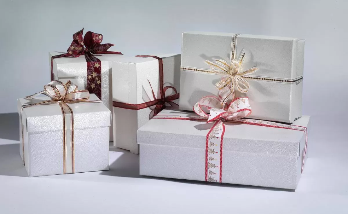Sale DecoWoerner Geschenkkartons 38 X 26 X 10 Cm, Elfenbein 10 Stück weiß