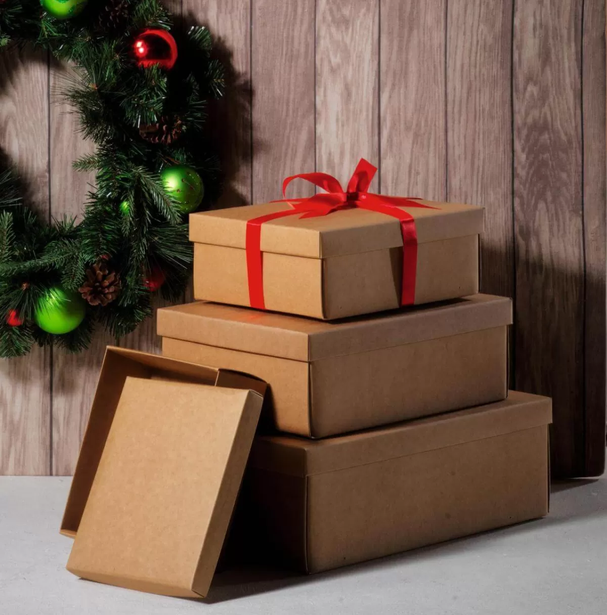 Discount DecoWoerner Geschenkkartons 45,5 X 32 X 15 Cm 10 Stück braun