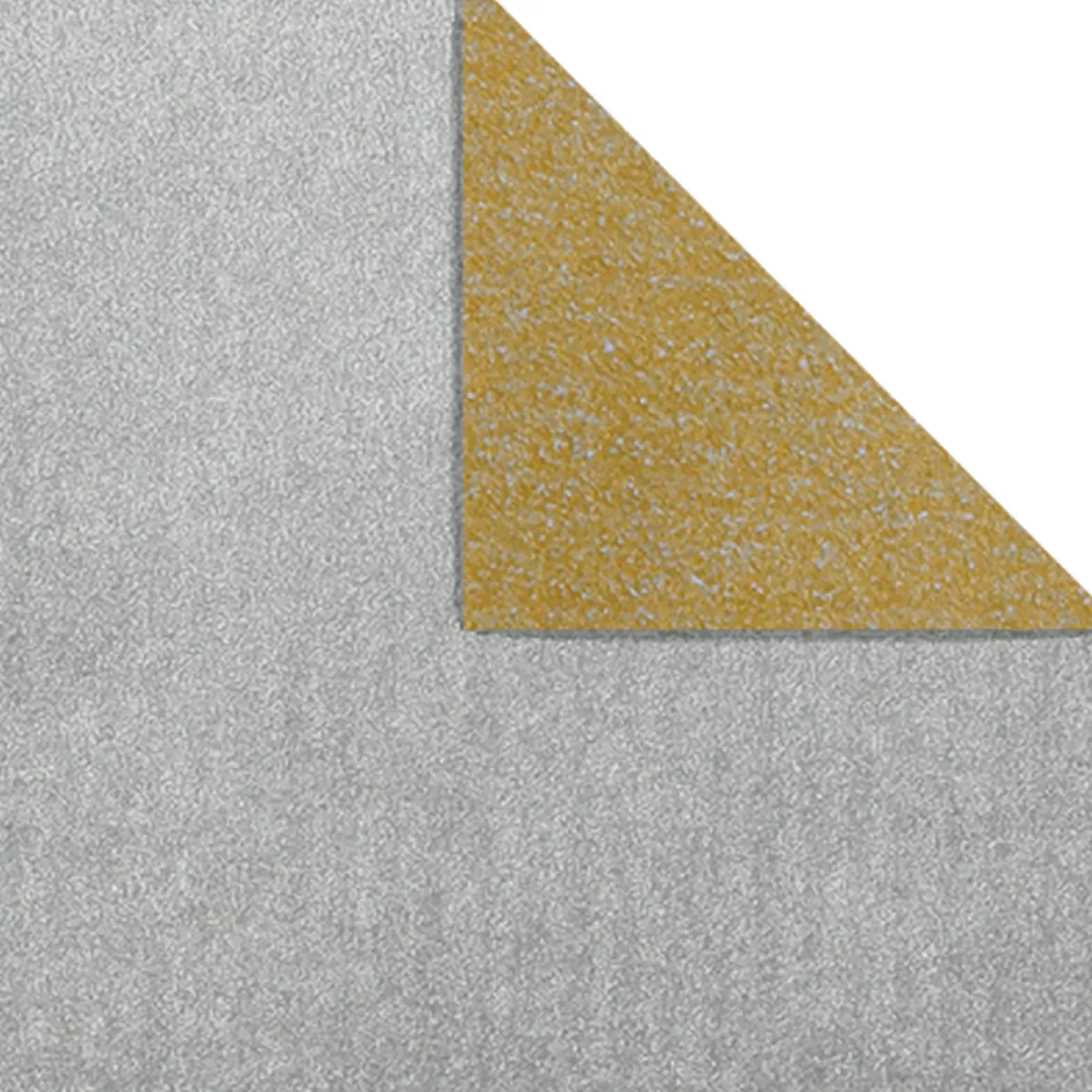Discount DecoWoerner Geschenkpapier Bicolor Rolle Silber 50 Cm X 50 M gold