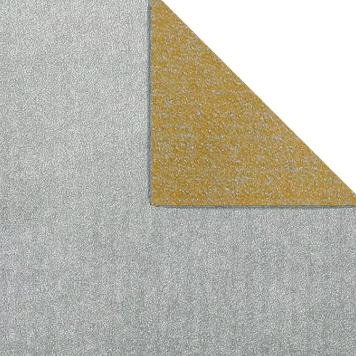 Cheap DecoWoerner Geschenkpapier Bicolor Secare Rolle 50 Cm, 100 M, Silber gold
