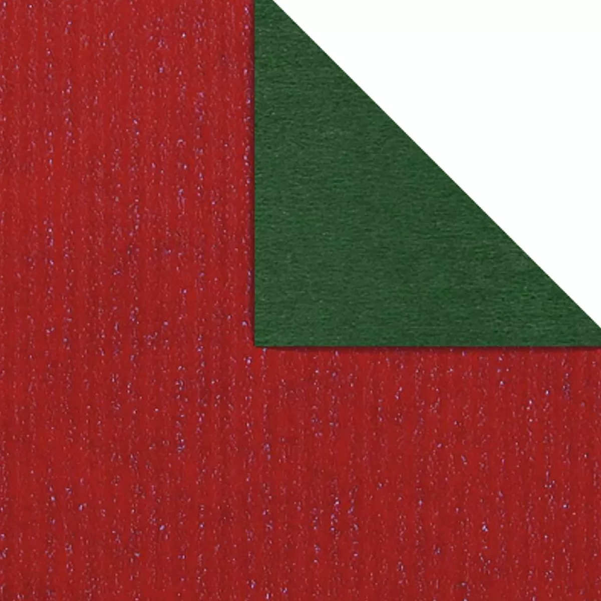 Flash Sale DecoWoerner Geschenkpapier Bicolor Secare Rolle 50 Cm, 250 M, Dunkel Rot grün