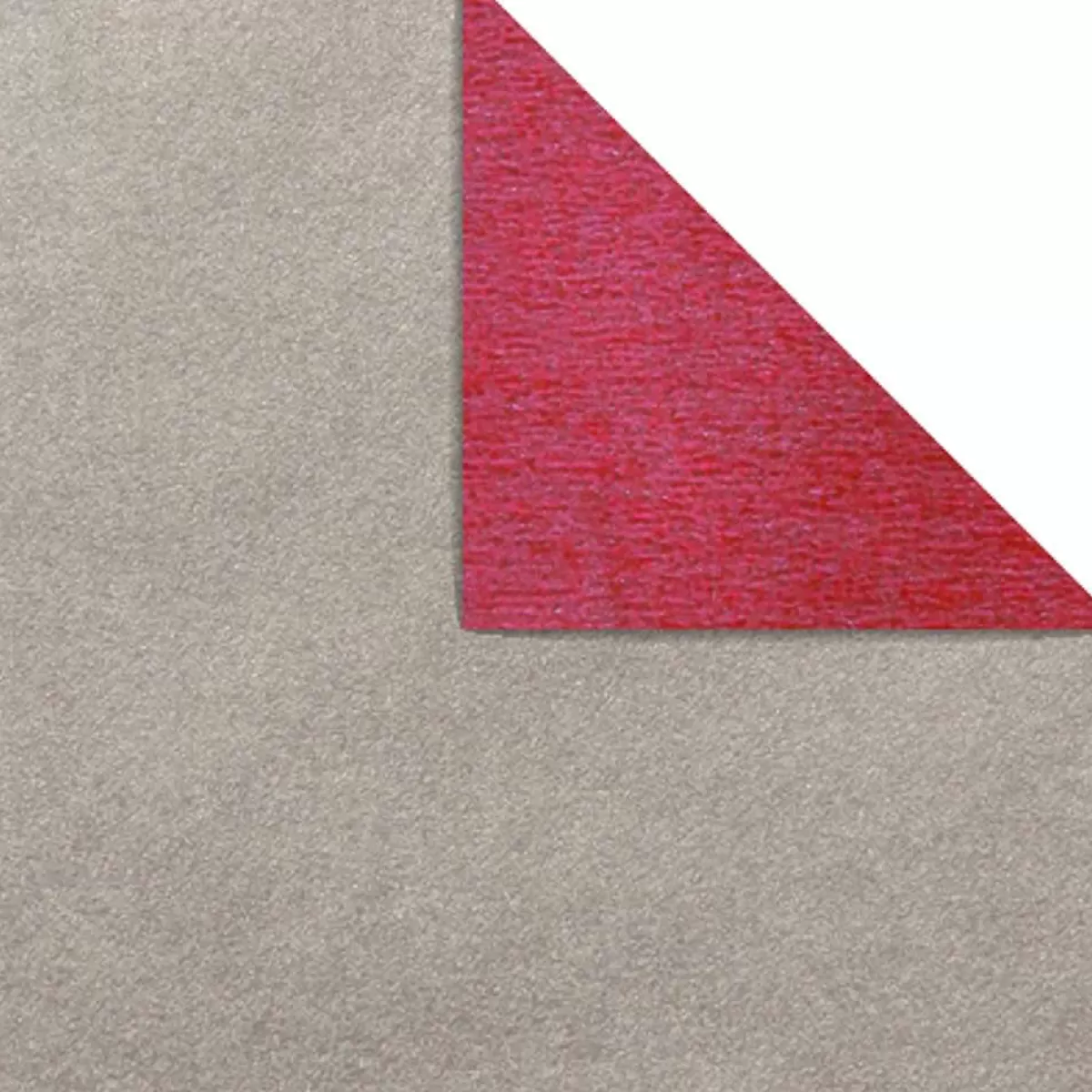 Fashion DecoWoerner Geschenkpapier Bicolor Secare Rolle 50 Cm, 250 M, Beere silber