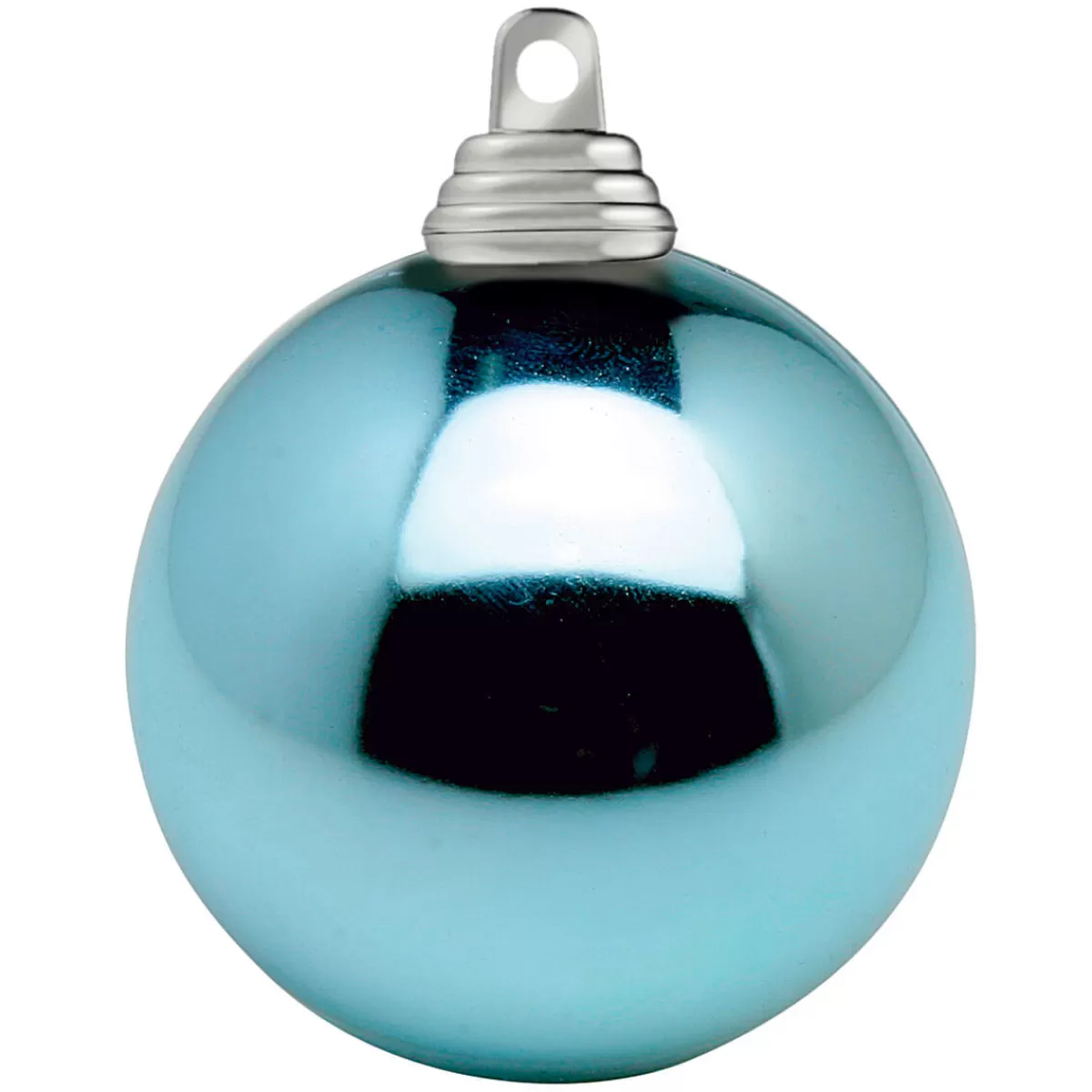 Cheap DecoWoerner Helle, Glänzende Weihnachtskugeln Aus Schwer Entflammbarem Kunststoff, 6 Cm Ø – 24 Stück blau