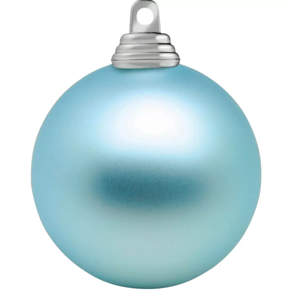 Fashion DecoWoerner Helle, Matte Weihnachtskugeln Aus Schwer Entflammbarem Kunststoff, 6 Cm Ø – 24 Stück blau