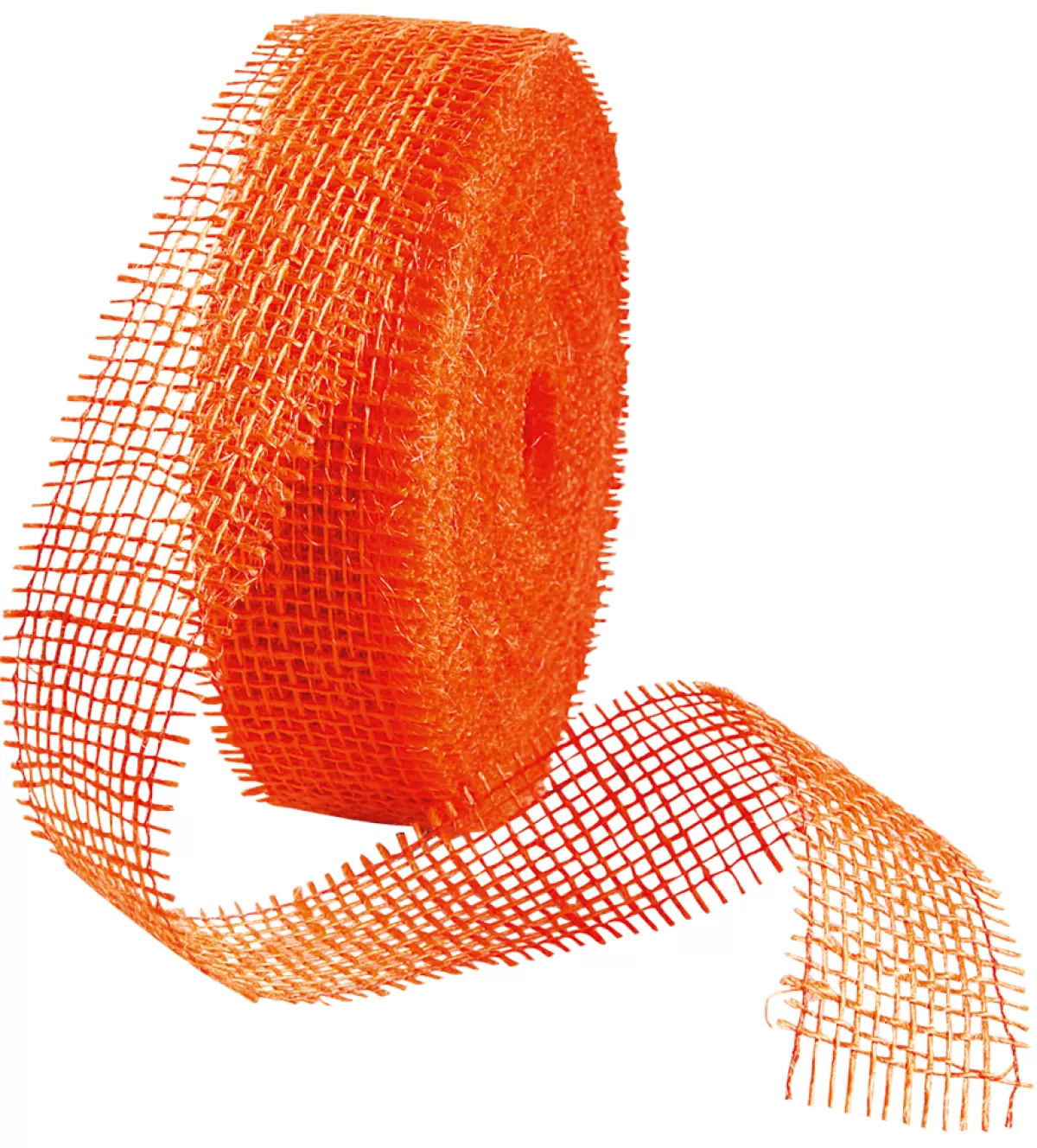 Best DecoWoerner Juteband, 40 Mm, 20 M, orange