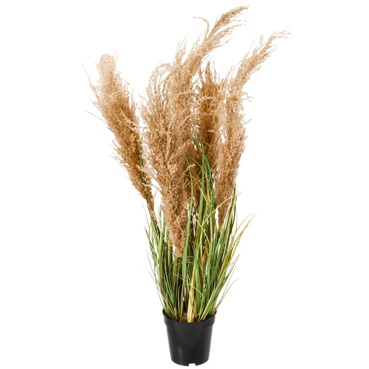Shop DecoWoerner Künstliches Schilfgras Im Topf 25 X 25 X 90 Cm grün