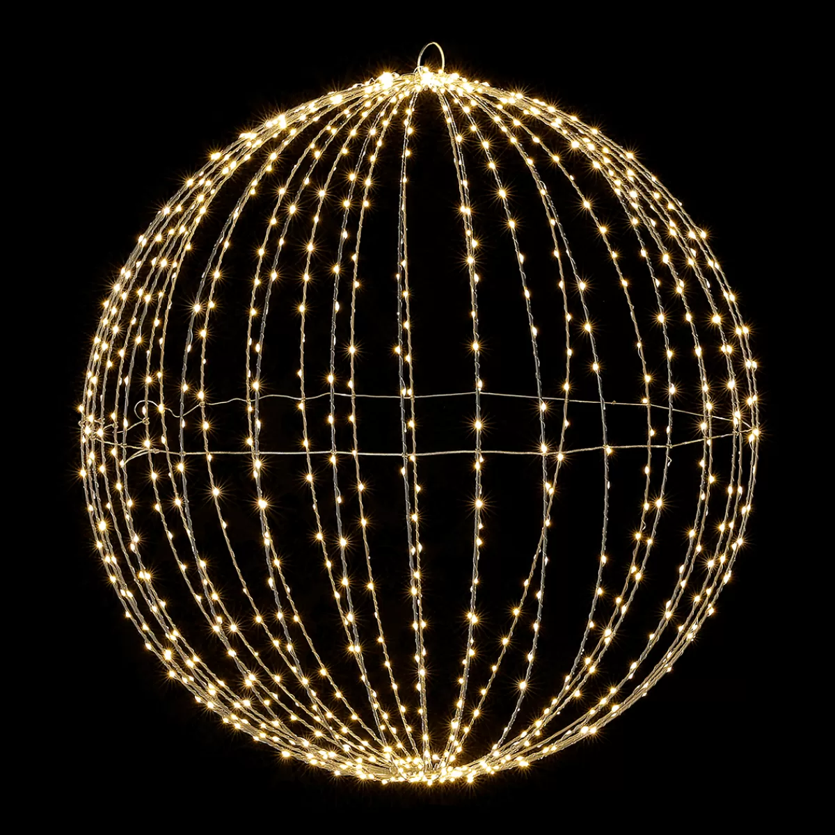 Best Sale DecoWoerner LED-Leuchtkugel Für Außen, 80 Cm Ø silber
