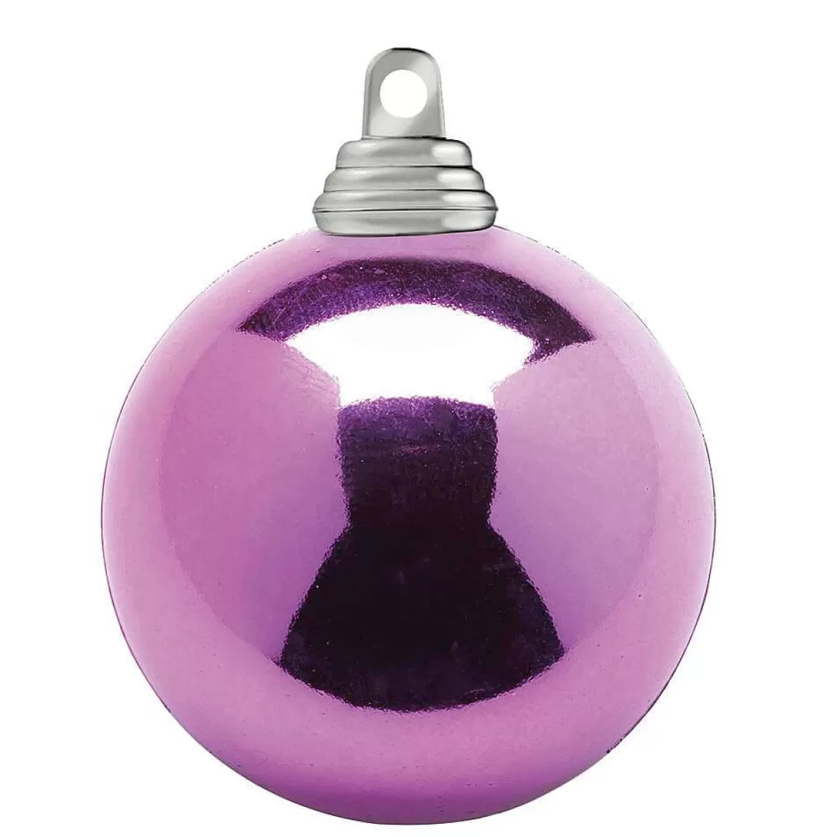 Outlet DecoWoerner Orchidee, Glänzende Weihnachtskugeln Aus Schwer Entflammbarem Kunststoff, 6 Cm Ø – 24 Stück violett