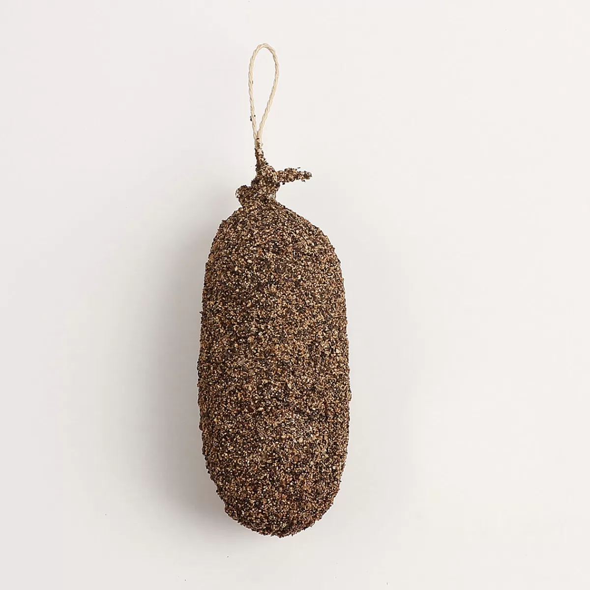 Best DecoWoerner Pfeffersack-Salami Klein, Lebensmittel-Attrappe, 21 Cm braun