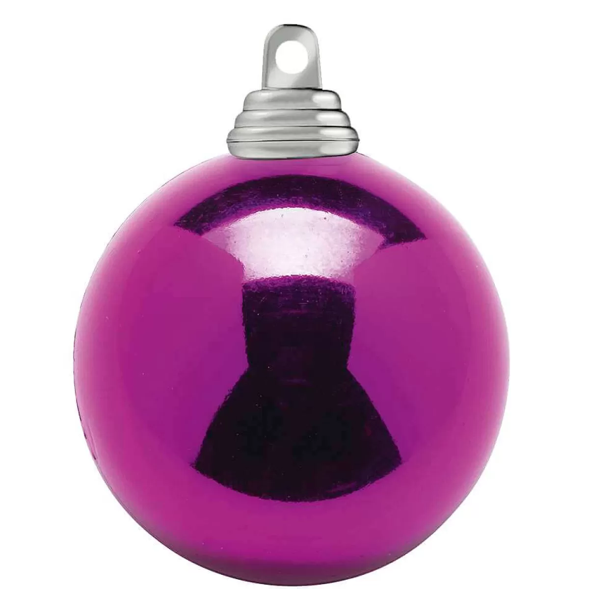 Best DecoWoerner Pinke, Glänzende Weihnachtskugeln Aus Schwer Entflammbarem Kunststoff, 6 Cm Ø – 24 Stück rosa