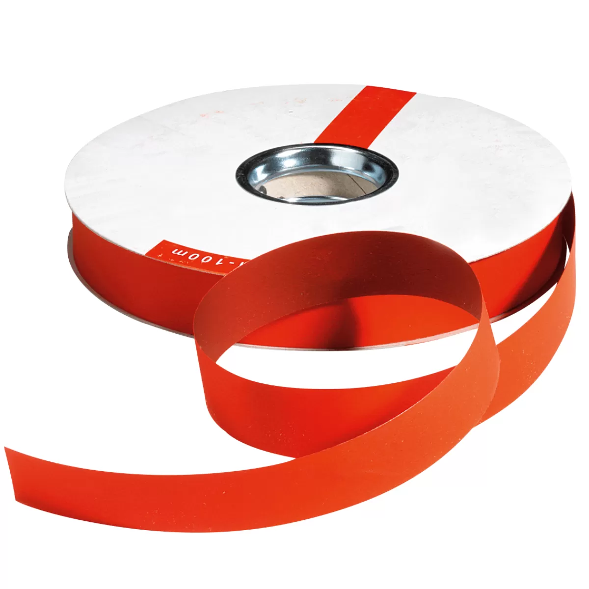 New DecoWoerner Ringelband "Bicolor", 19 Mm, 100 M, rot