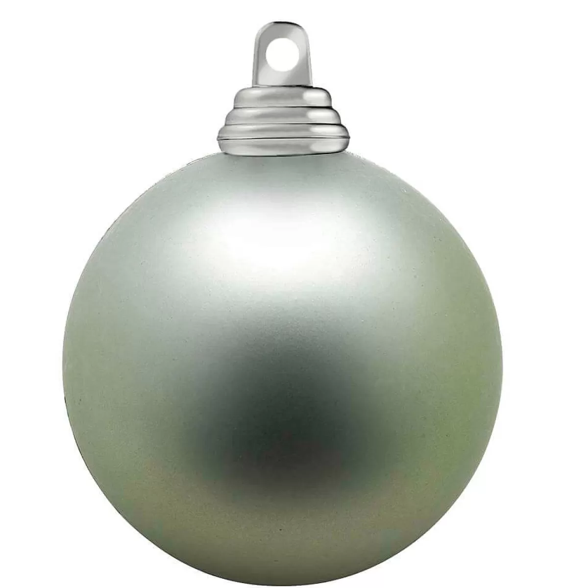 Hot DecoWoerner Salbeie, Matte Weihnachtskugeln Aus Schwer Entflammbarem Kunststoff, 6 Cm Ø – 24 Stück grün