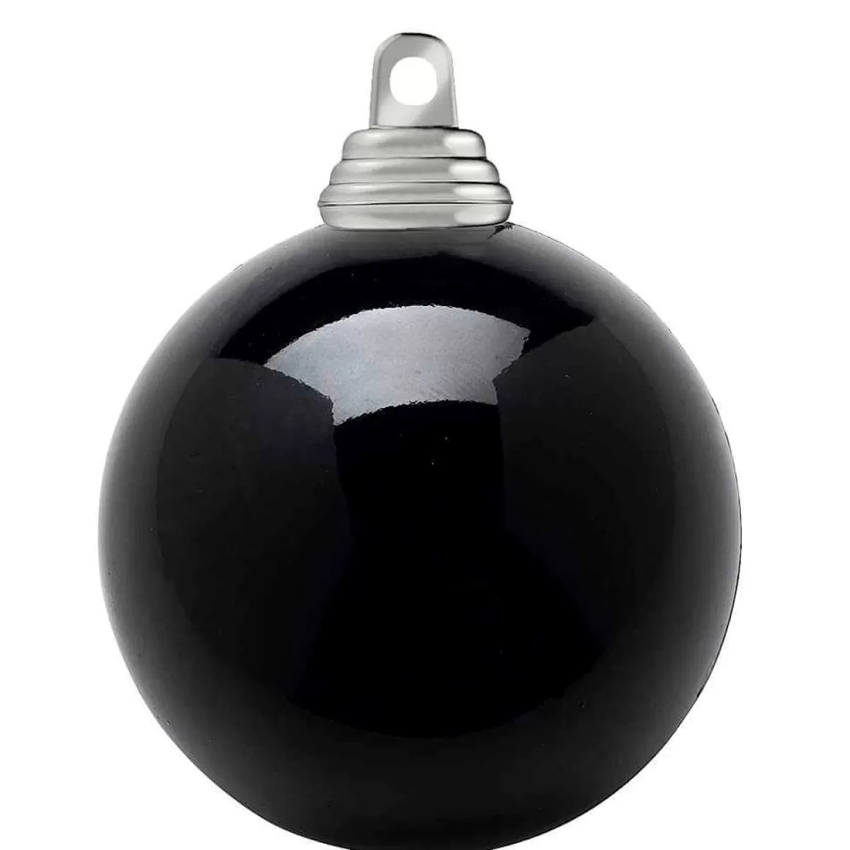 Flash Sale DecoWoerner e, Glänzende Weihnachtskugeln Aus Schwer Entflammbarem Kunststoff, 6 Cm Ø – 24 Stück schwarz