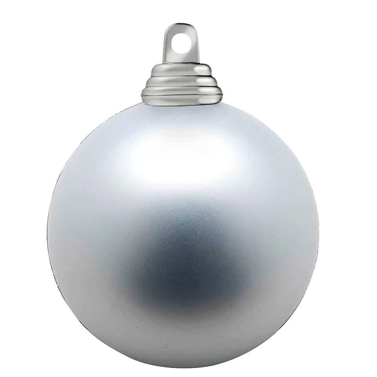 Hot DecoWoerner ne, Matte Weihnachtskugeln Aus Schwer Entflammbarem Kunststoff, 6 Cm Ø – 24 Stück silber