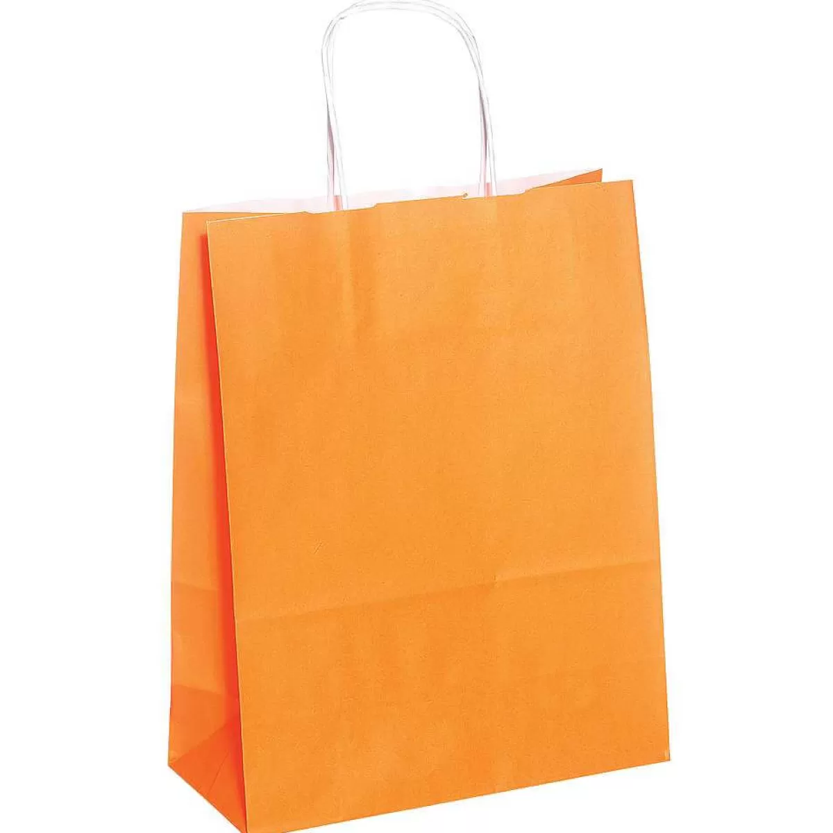 Store DecoWoerner Tragetasche "Uni", 24 X 18 Cm, 50 Stück orange