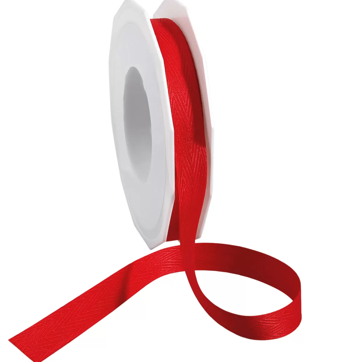 Online DecoWoerner Umweltfreundliches Stoffband Aus Recyceltem Material 15 Mm 25 M rot