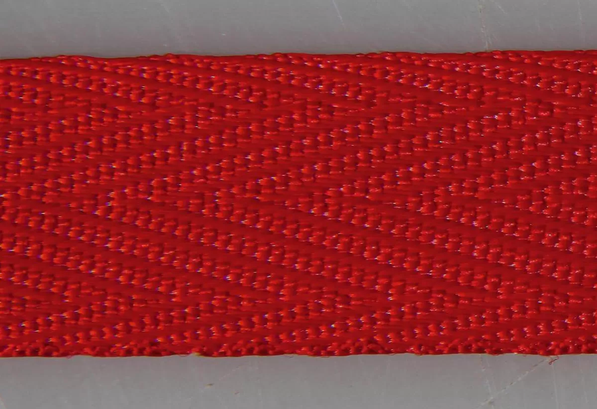 Online DecoWoerner Umweltfreundliches Stoffband Aus Recyceltem Material 15 Mm 25 M rot
