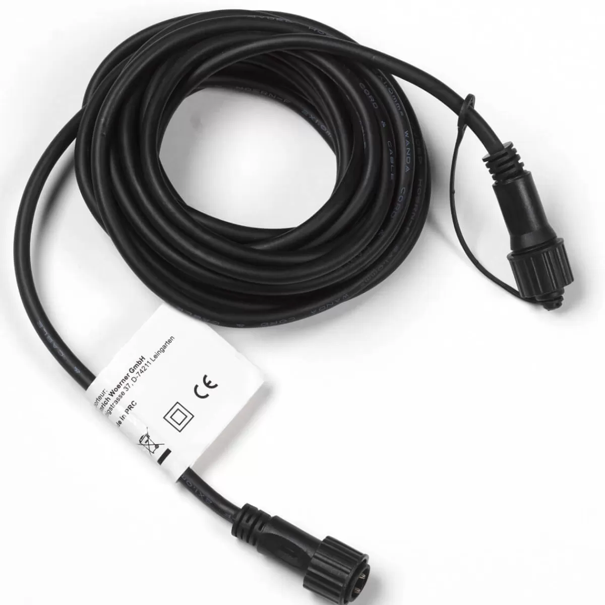 Best Sale DecoWoerner Verlängerung Für LED Profi System IP67, 5 M schwarz
