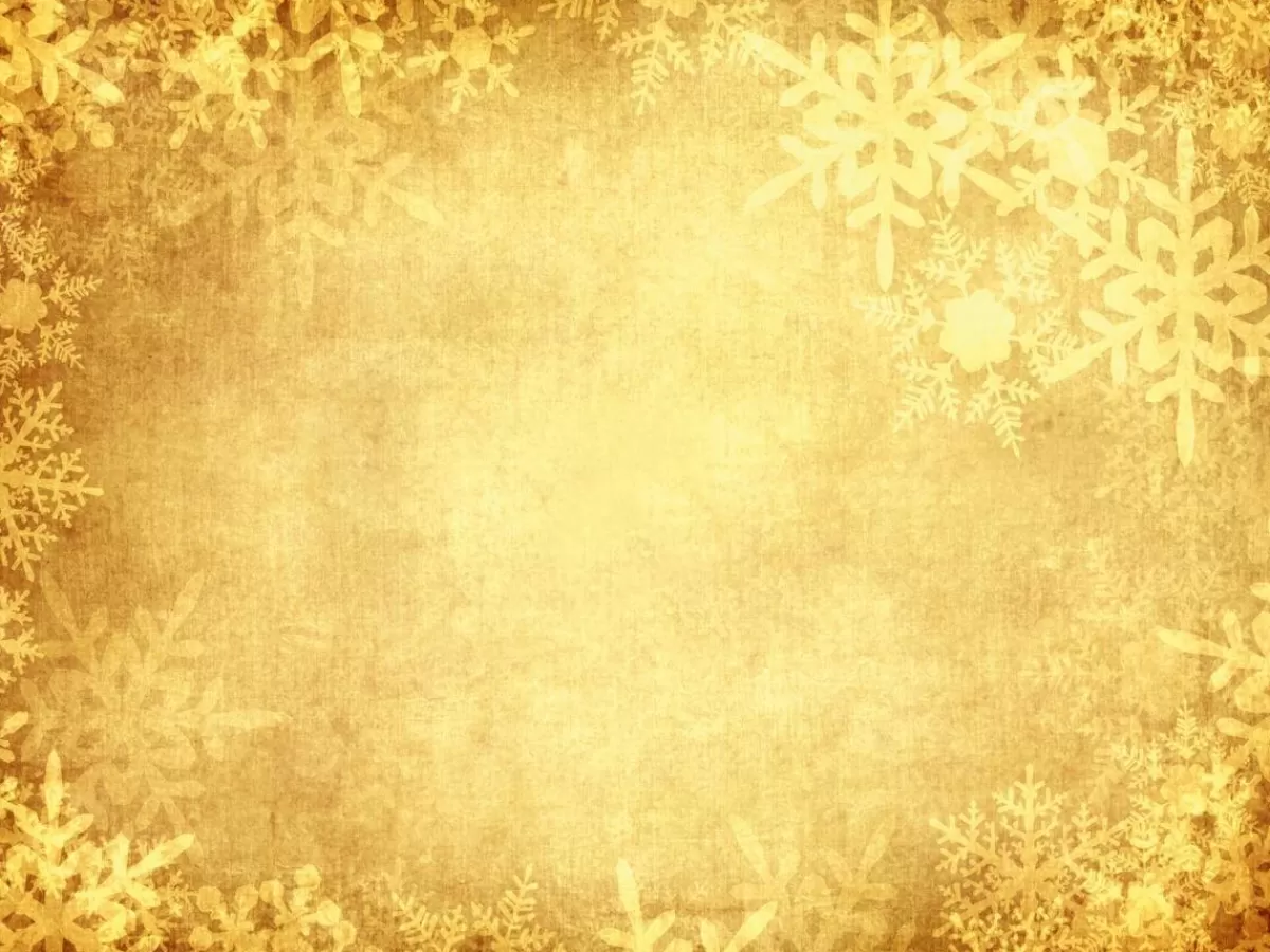 Hot DecoWoerner XXL-Planenbanner "ene Schneekristalle" Aus Schwer Entflammbarer LKW-Plane 250 X 330 Cm gold