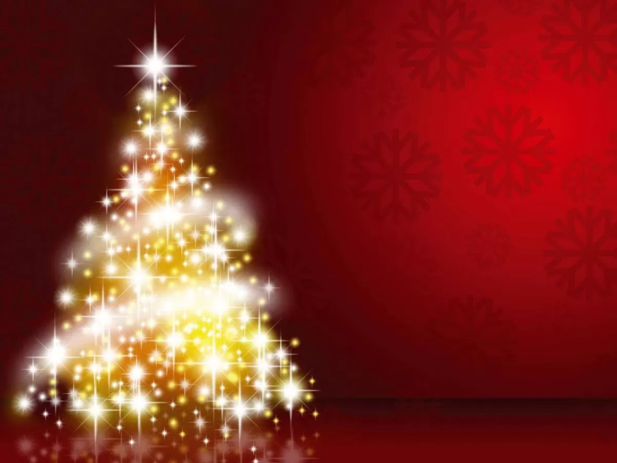 Flash Sale DecoWoerner XXL-Planenbanner "Weihnachtsbaum" Aus Schwer Entflammbarer LKW-Plane 250 X 330 Cm gold